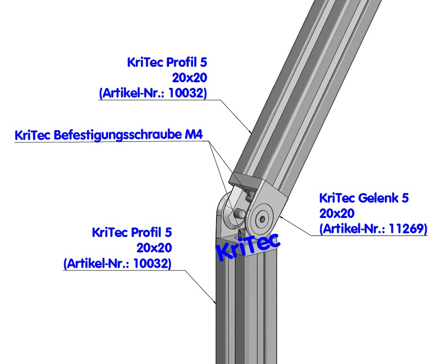 KriTec Profil 5 20x20