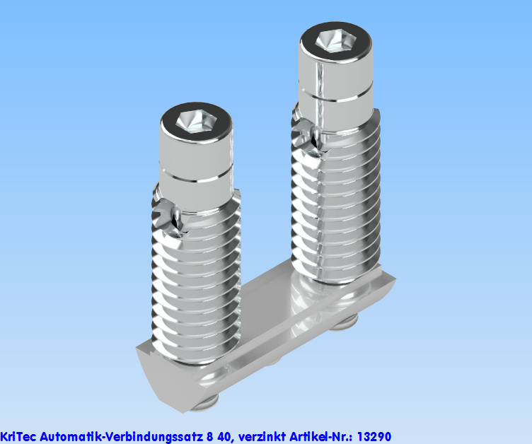 KriTec Automatik-Verbindungssatz 8 40 Raster 40