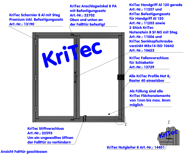 KriTec Stiftverschluss