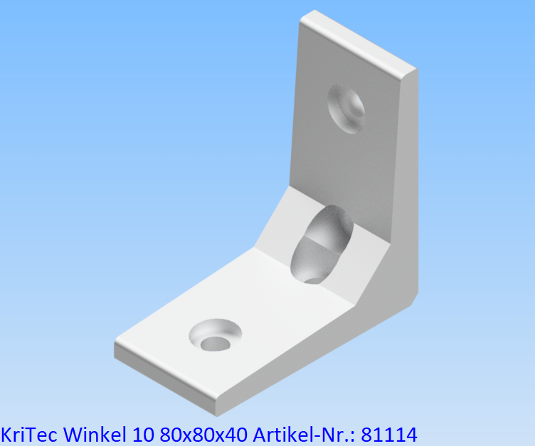 KriTec Winkel 10 80x80x40