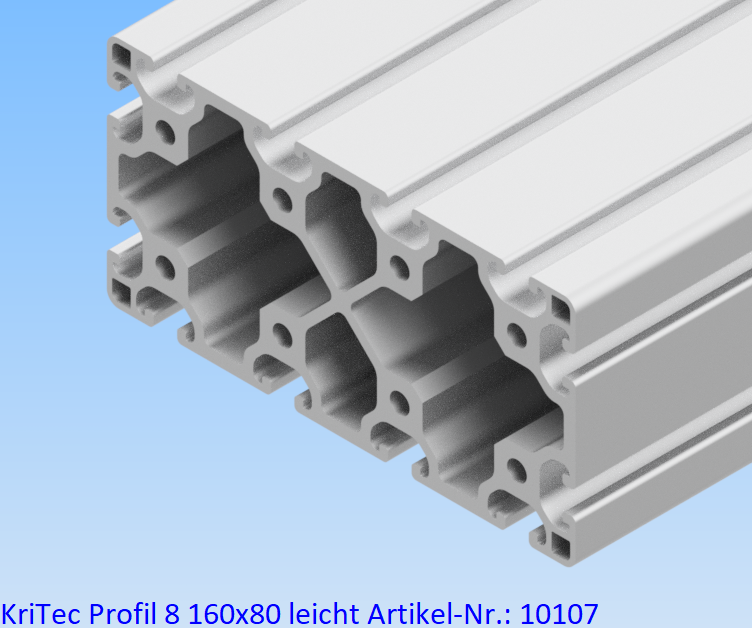 KriTec Profil 8 160x80 leicht