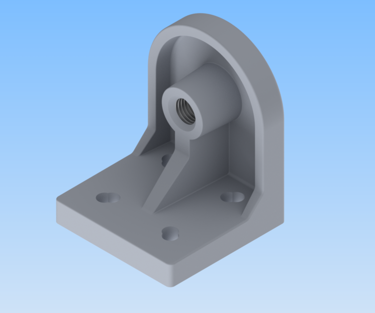 KriTec Stellfußsockel 8 D80, weißaluminium ähnlich RAL 9006