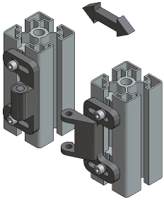 KriTec Doppelkugelschnäpper PA, schwarz