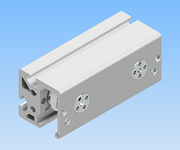 KriTec Doppellagereinheit 8 D14 Rundschliff zentrisch und exzentrisch, VA rostfrei