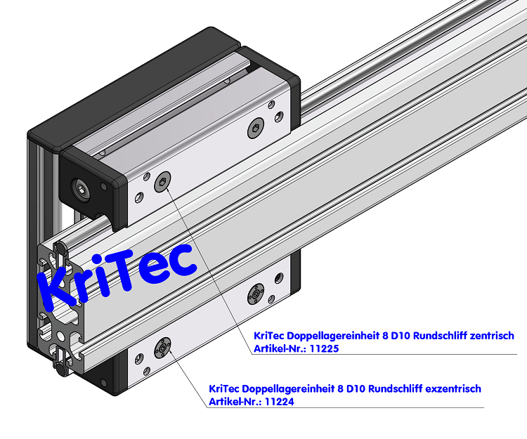KriTec Wellenklemmprofil 8 D10