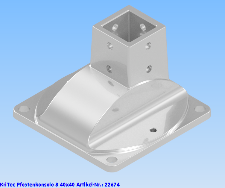 KriTec Pfostenkonsole 8 40x40