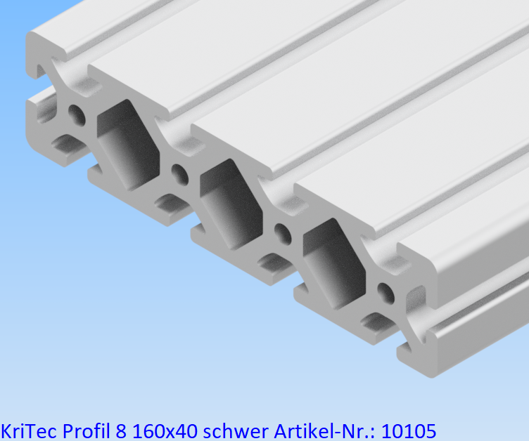 KriTec Profil 8 160x40 schwer