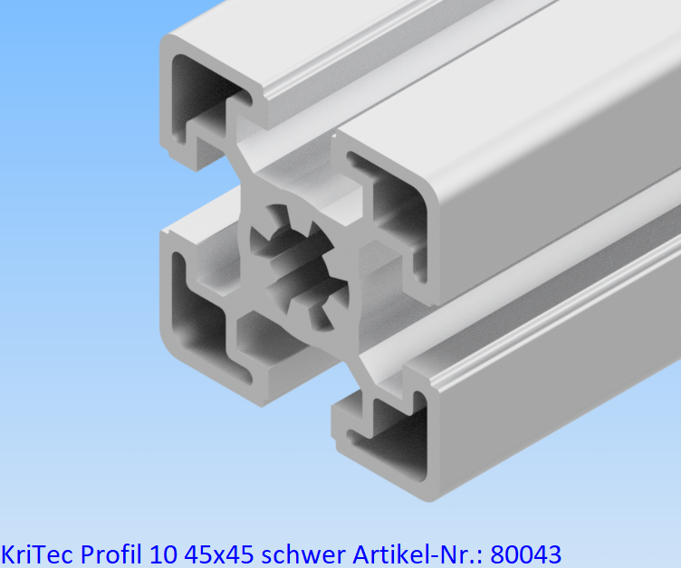KriTec Profil 10 45x45 schwer