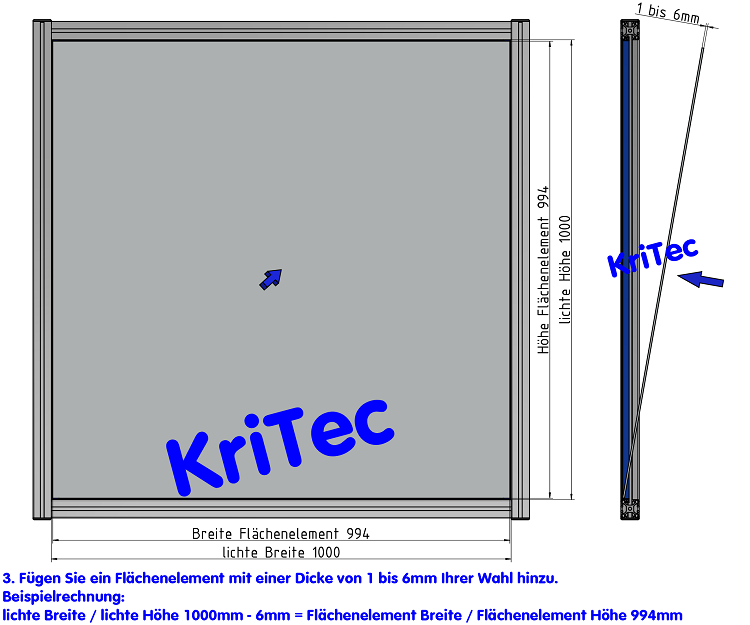 KriTec Scheibenklemmung 8