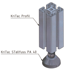 KriTec Stellfuß PA 45