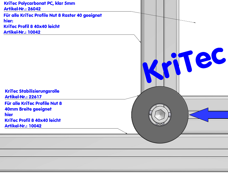 KriTec Stabilisierungsrolle
