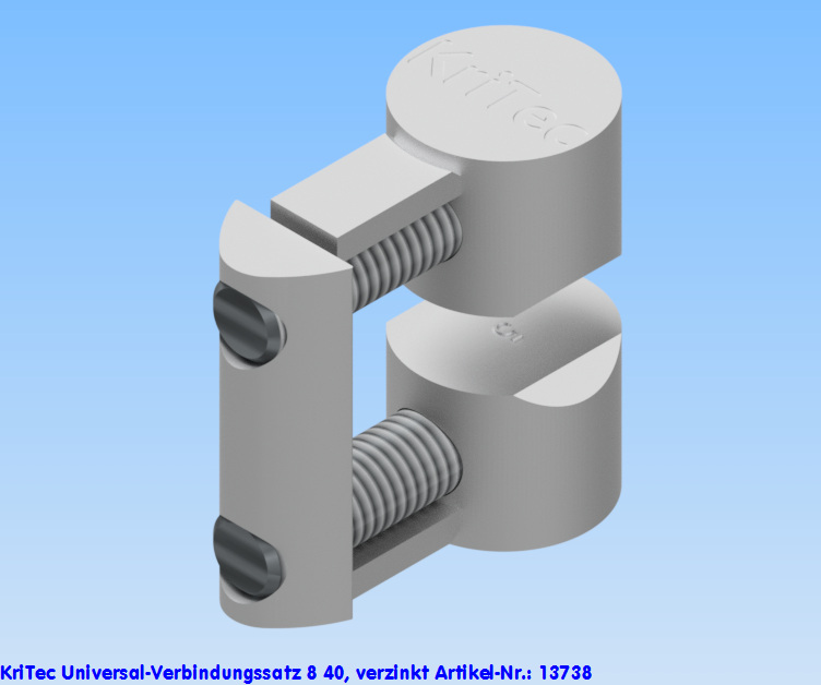 KriTec Universal-Verbindungssatz 8 40, verzinkt