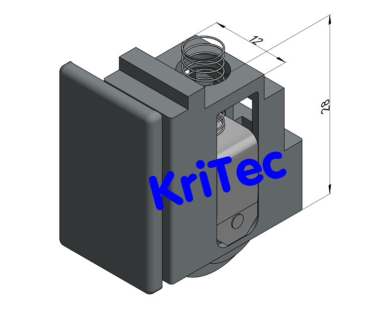 KriTec Rollensatz für Eckverbinder 8 32x18