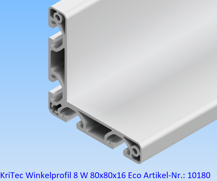 KriTec Winkelprofil 8 W80x80x16 Eco