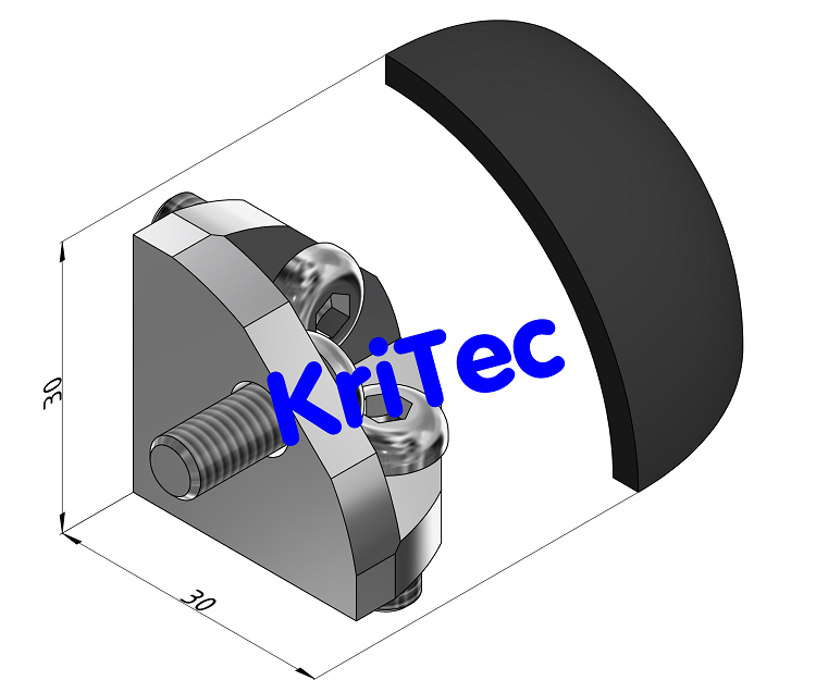 KriTec Eckverbindungssatz 6 R30-90°