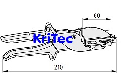 KriTec Allzweckschere mit 90°-Anschlag