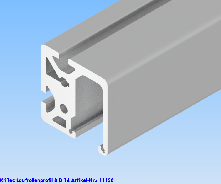 KriTec Laufrollenprofil 8 D14