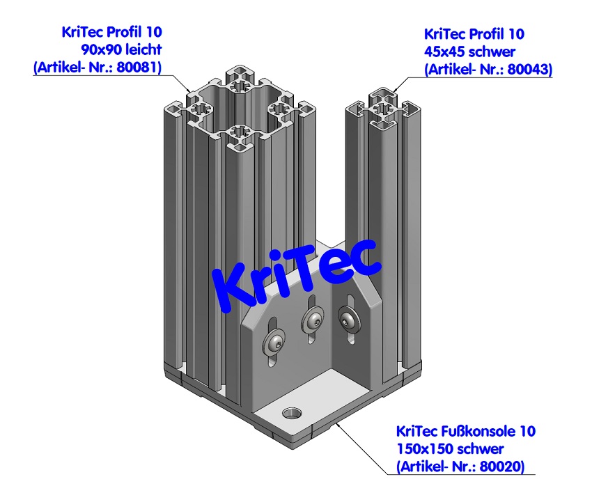 KriTec Fußkonsole 10 150x150 schwer
