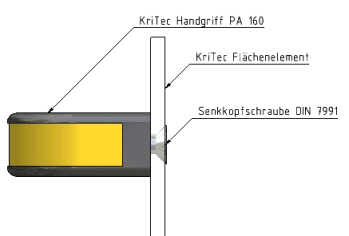 KriTec Handgriff PA 160