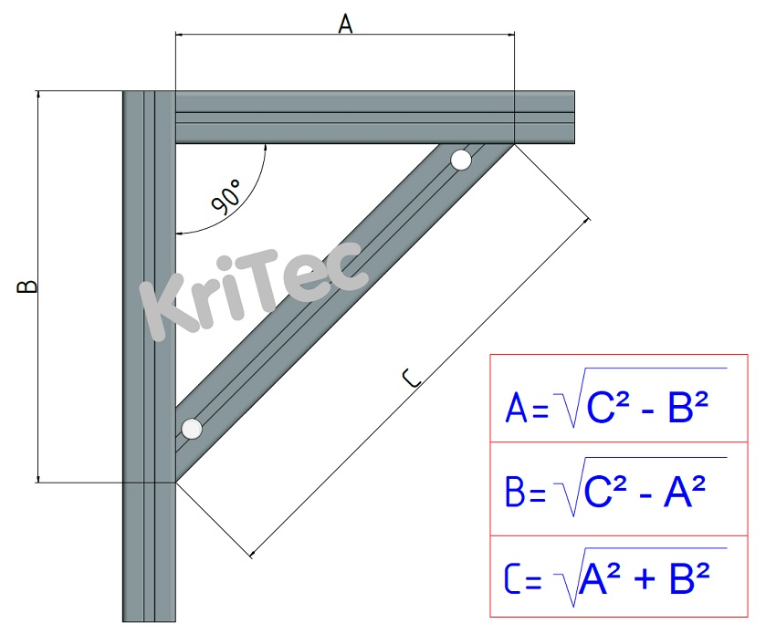 KriTec Gehrungs-Verbindungssatz 8