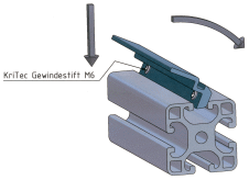 KriTec Winkelleiste 8 Al