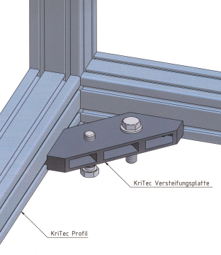 KriTec Bodenbefestigungs-platte 8
