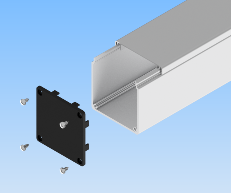 KriTec Kanalprofil U 80x80 SE, natur