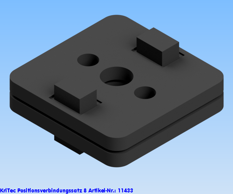 KriTec Positionsverbindungssatz 8 Raster 40