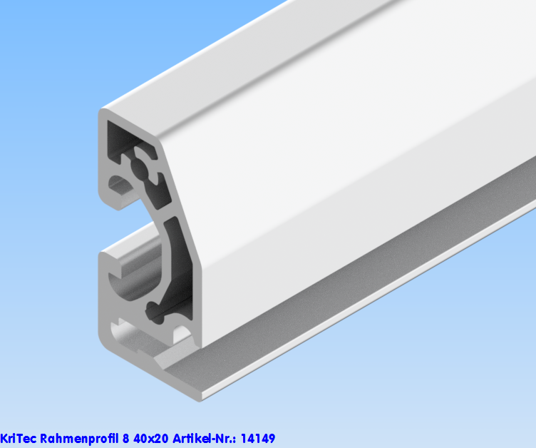 KriTec Rahmenprofil 8 40x20