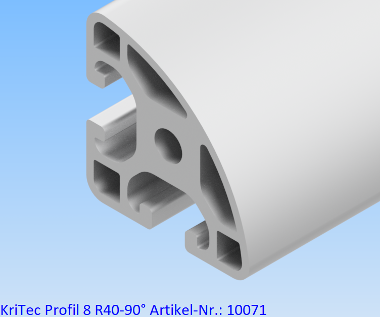 KriTec Profil 8 R40-90°