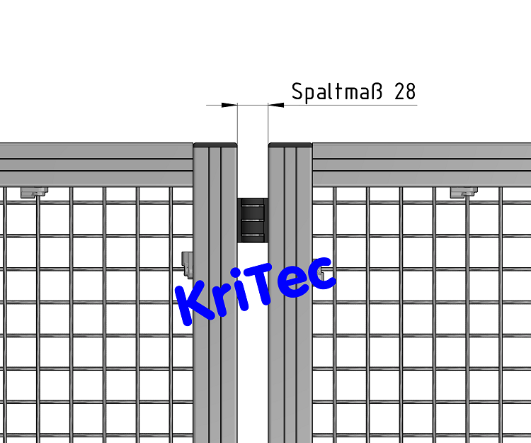 KriTec Scharnier 10 40 Zn