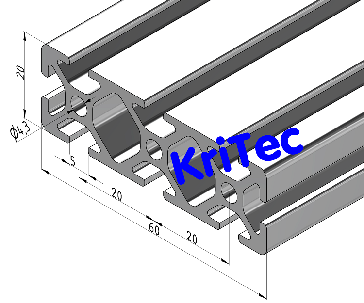 KriTec Profil 5 60x20