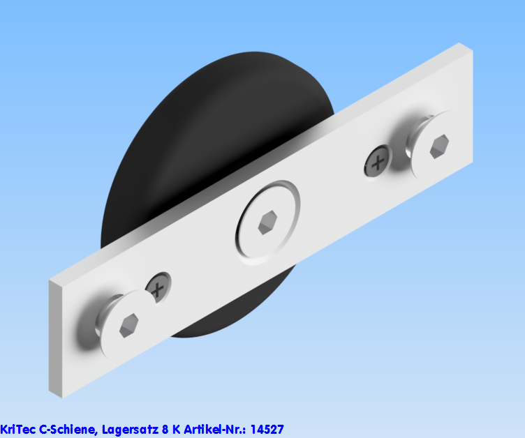 KriTec C-Schiene, Lagersatz 8 K