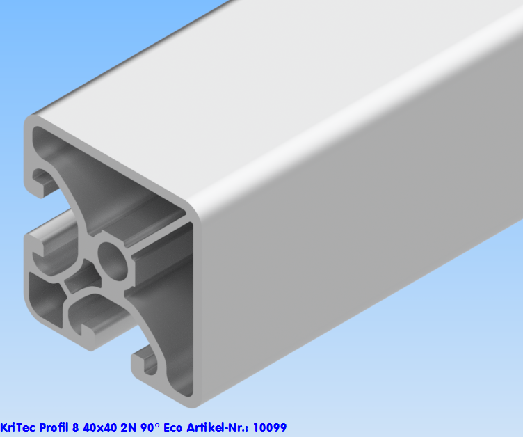 KriTec Profil 8 40x40 2N 90° Eco