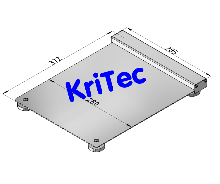 KriTec magnetisches Klemmbrett 372 x 280mm für DIN A4