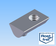 KriTec Nutensteine 8 VA glatt rostfrei