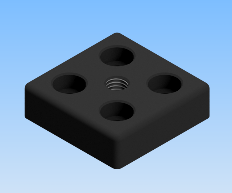 KriTec Transport- und Fußplatte 5 40x40