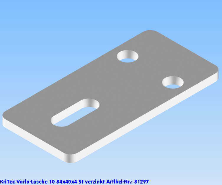 KriTec Vario-Lasche 10 Raster 40 84x40x4 St verzinkt