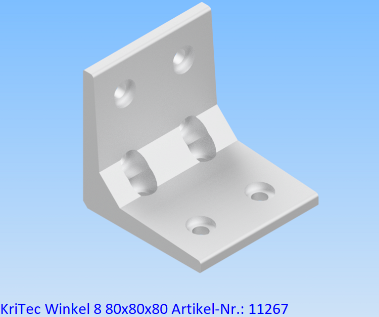 KriTec Winkel 8 80x80x80