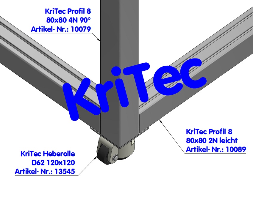KriTec Heberolle D62 120x120