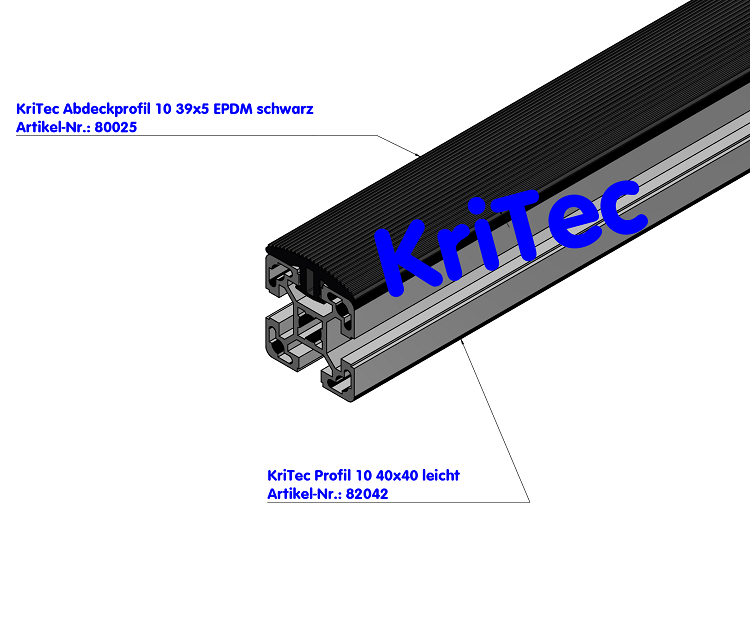 KriTec Profil 10 40x40 leicht
