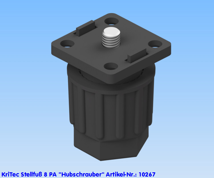 KriTec Stellfuß 8 Raster 40 PA "Hubschrauber"