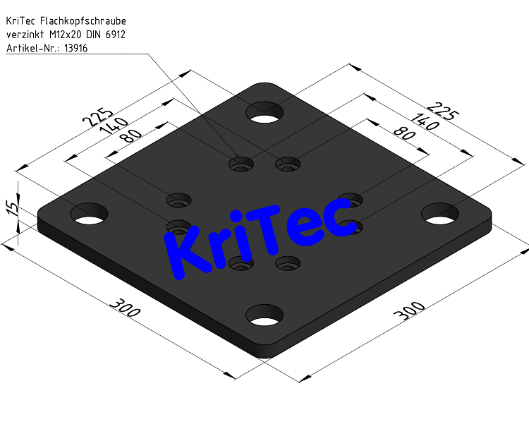 KriTec Bodenplatte 8 300x300 St