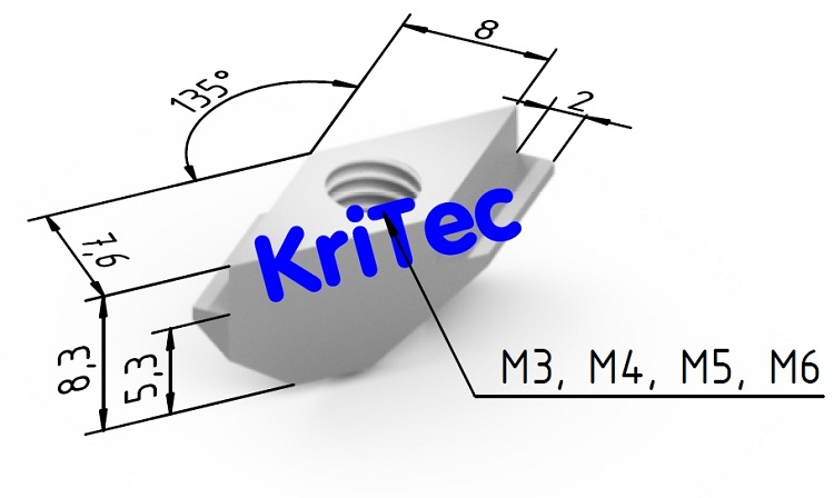 KriTec Nutensteine 8 Zn