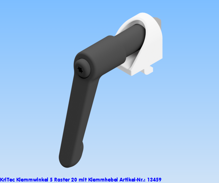 KriTec Klemmwinkel 5 Raster 20 mit Klemmhebel