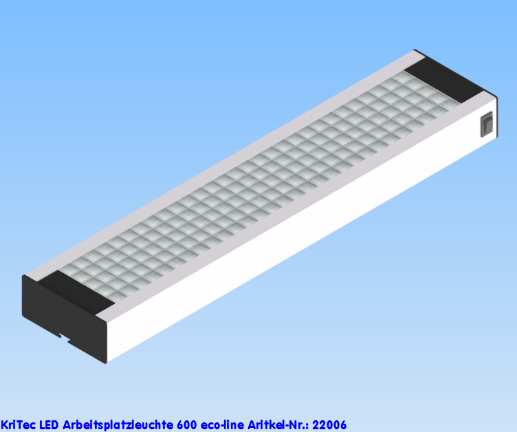 KriTec LED Arbeitsplatzleuchte 600 eco-line