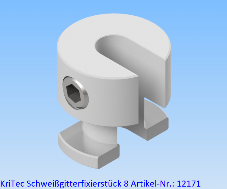 KriTec Schweißgitterfixierstück 8