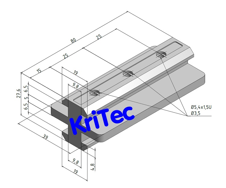 KriTec Gleiter 10/10 N mittig