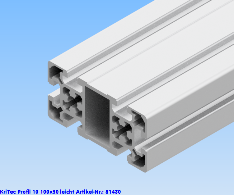 KriTec Profil 10 100x50 leicht