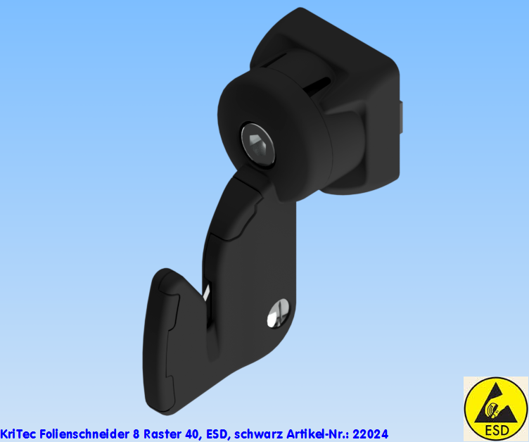 KriTec Folienschneider 8 Raster 40, ESD, schwarz